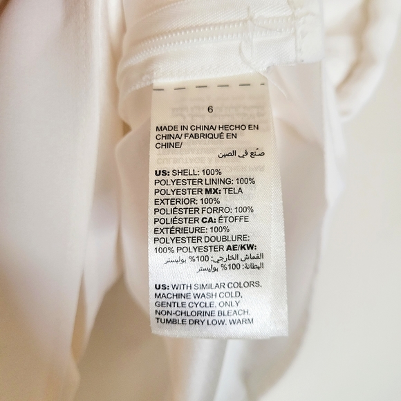 White House Black Market White Sleeveless Top - Picture 10 of 11